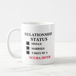 Relationship Status Scuba Diver Coffee Mug