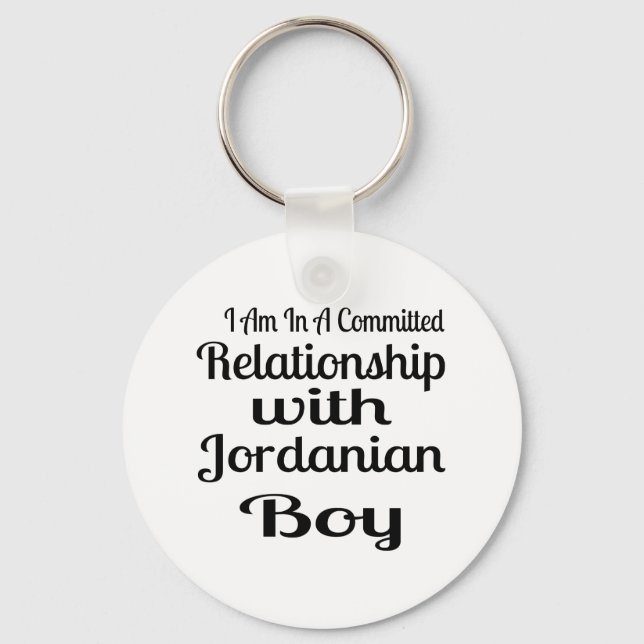 Relationship With Jordanian Boy Key Ring (Front)