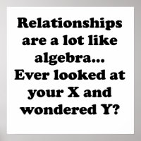 Relationships Are Like Algebra