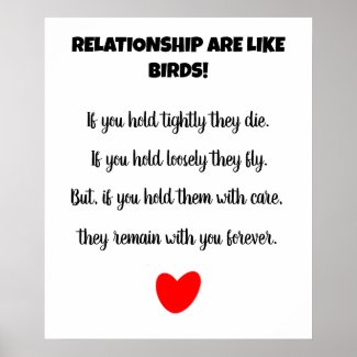 Relationships are like birds love
