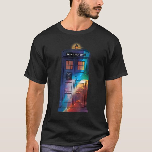 Relative Dimension Police Public Call Box T-Shirt (Front)