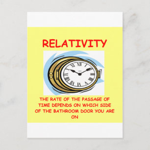relativity postcard