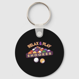 Relax &amp; Play Snooker  Key Ring