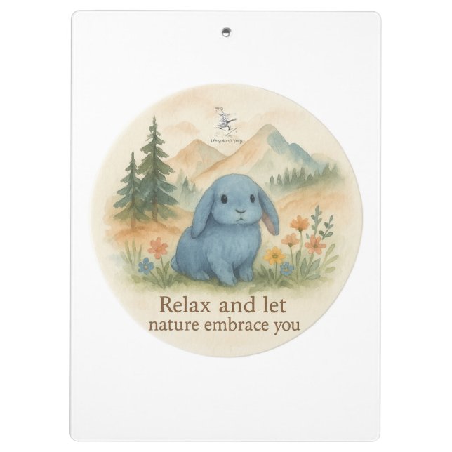Relax and let the nature embrace you clipboard (Back)