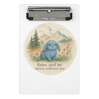 Relax and let the nature embrace you mini clipboard