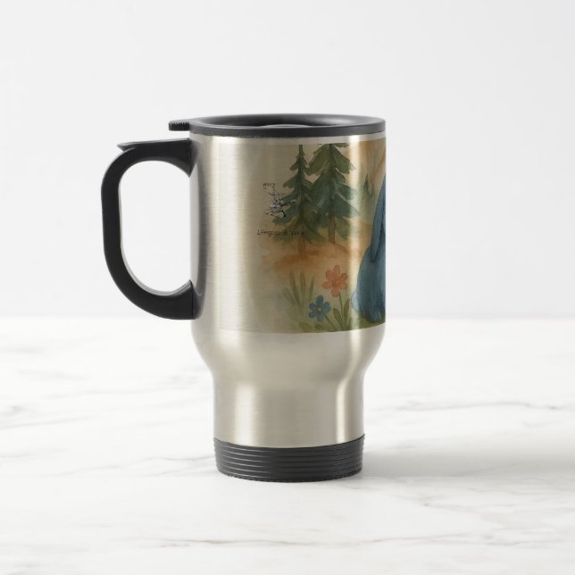 Relax and let the nature embrace you travel mug (Left)