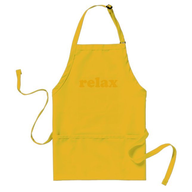 "relax" - apron (Front)