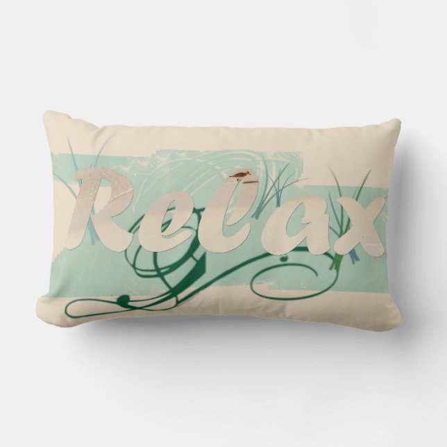 Relax at the Shore Pillow (Front)