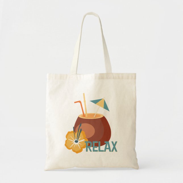 Relax Beach Tote Bag (Front)