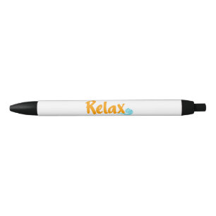Relax Black Ink Pen
