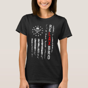 Relax Bro Lacrosse Funny Lacrosse Player Sticks La T-Shirt