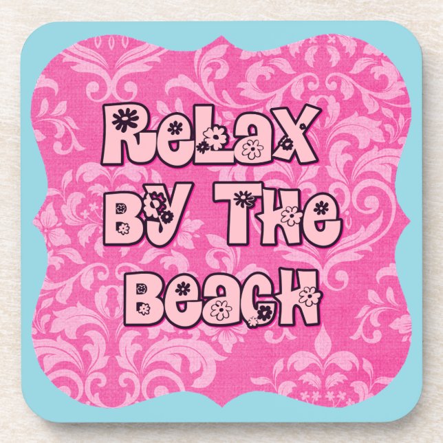 Relax by the Beach Coaster (Front)