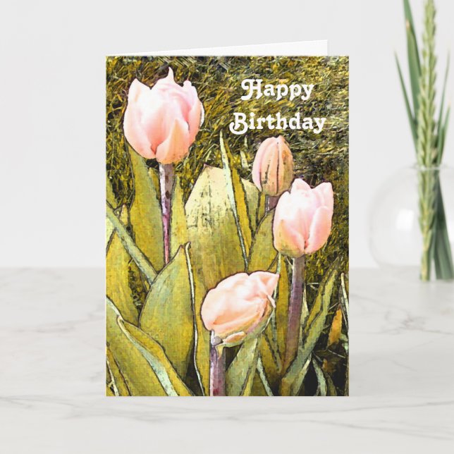 Relax, enjoy, celebrate Birthday Card (Front)