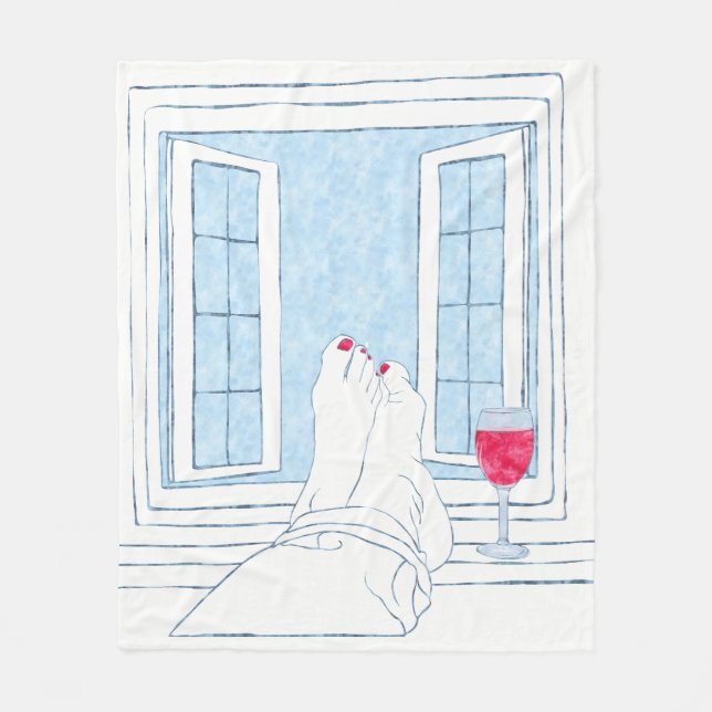 Relax Fleece Blanket (Front)