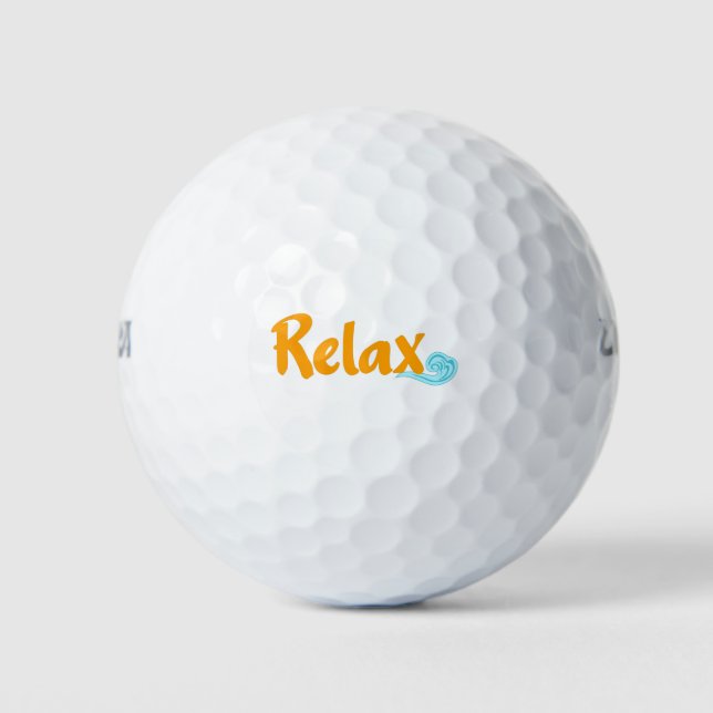 Relax Golf Balls (Front)
