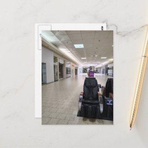 Relax in Liminal Space Abandoned Mall Postcard