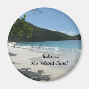 Relax...it's Island Time! Magnet