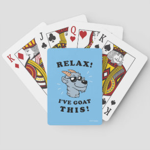 Relax! I've Goat This Playing Cards