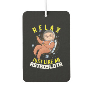 Relax Just Like An Astronaut Sloth Car Air Freshener