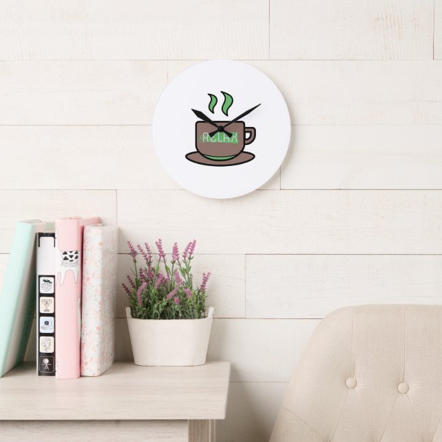 Relax Large Clock (Reading Room)