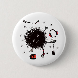 Relax Lazy Monster Cute Funny 6 Cm Round Badge