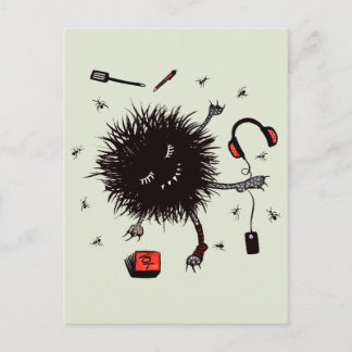 Relax Lazy Monster Cute Funny Postcard