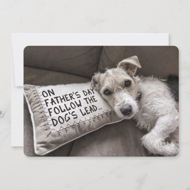 Relax Like the Dog Father's Day Card (Front)