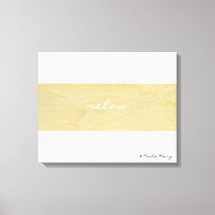 Relax Minimalism Canvas Art Print