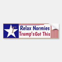 Relax Normies Trump's got this!