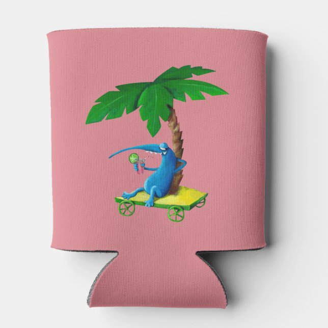 Relax on The Beach Can Cooler (Back)