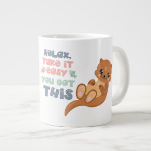 Relax -Otter -Jumbo Mug
