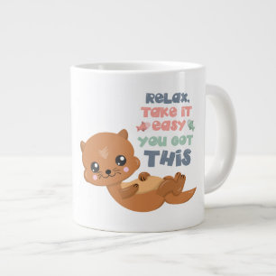 Relax -Otter -Jumbo Mug