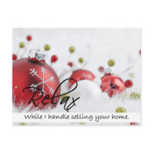 RELAX Real Estate postcard