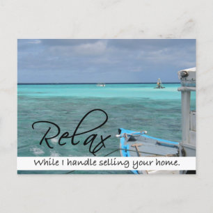 RELAX Real Estate postcard