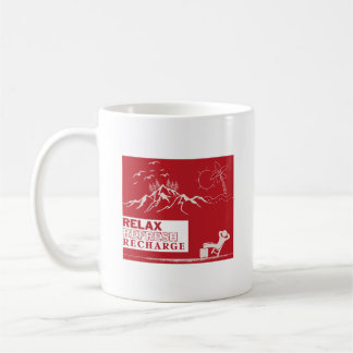 Relax Refresh recharge Artwork Coffee Mug