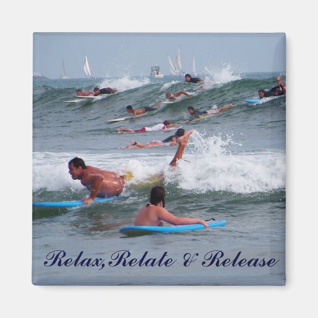 Relax,Relate & Relase_Magnet Magnet (Front)