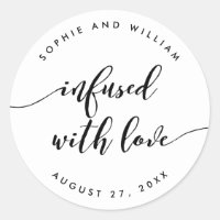 Relax Script Infused with Love Wedding Favour