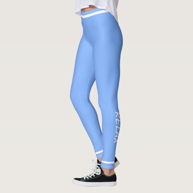 RELAX Sky Blue  Leggings (Left)