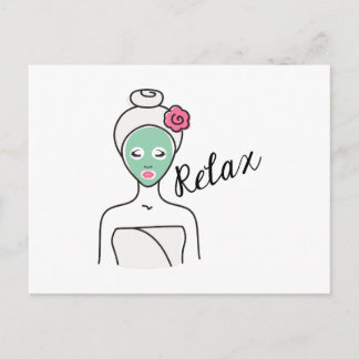 Relax Spa Beauty Postcard