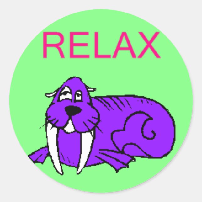 Relax Sticker (Front)