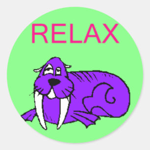 Relax Sticker
