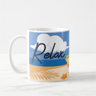 RELAX Summer at the Beach Coffee Mug