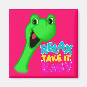 RELAX TAKE IT EASY magnet TORTLE