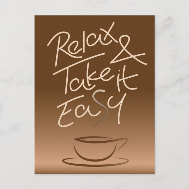 Relax & Take it Easy Postcard (Front)