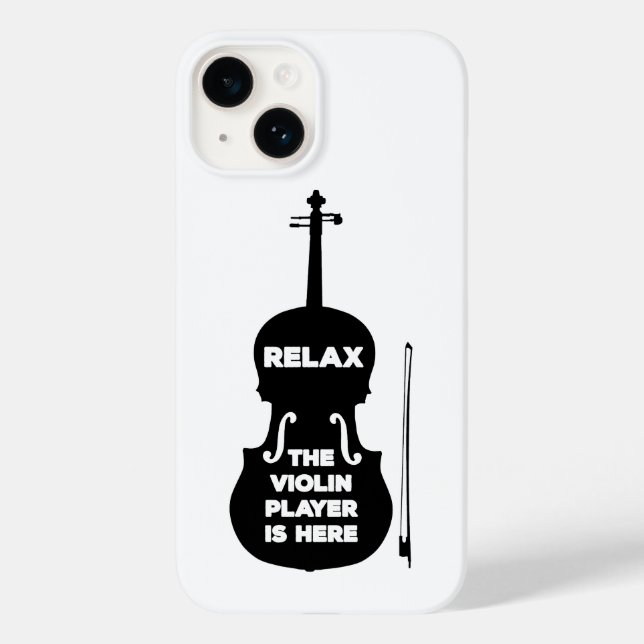 Relax The Violin Player is Here Case-Mate iPhone Case (Back)