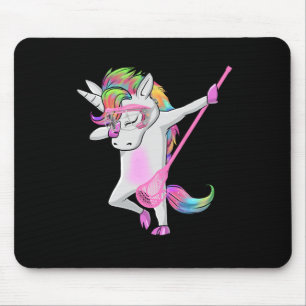 Relax Unicorn Dab Youth Lacrosse Tees Lacrosse Fun Mouse Mat