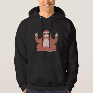Relax Yoga Sloth Hoodie