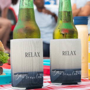 Relax You're on Lake time Boating Can Cooler
