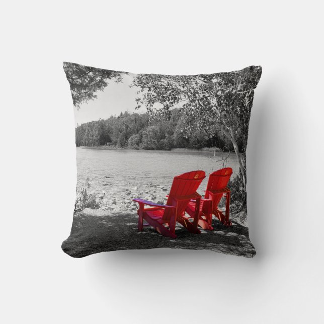 Relax you're on Lake time... Cushion (Front)