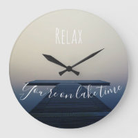Relax You're on Lake Time Pier Dock